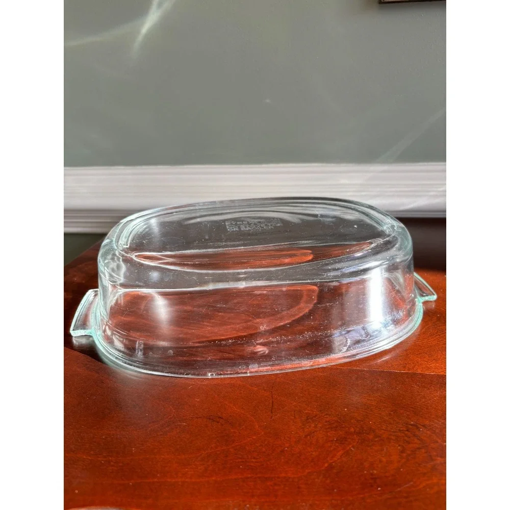 Vintage PYREX Glass Oven Roasting Baking Dish #702